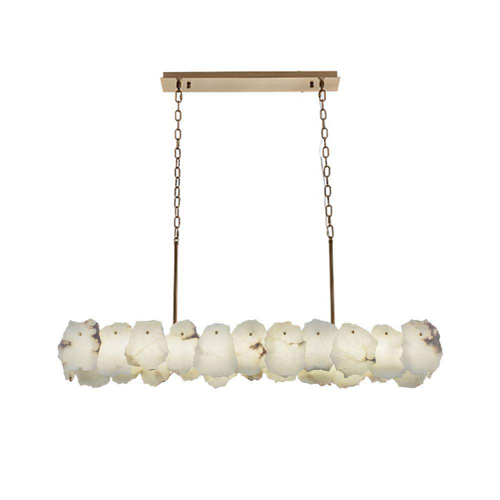 Postmodern Faux Marble LED Kitchen Island Light with Adjustable Height-Richsoul-Ceiling Lights,Island Lights,Lighting