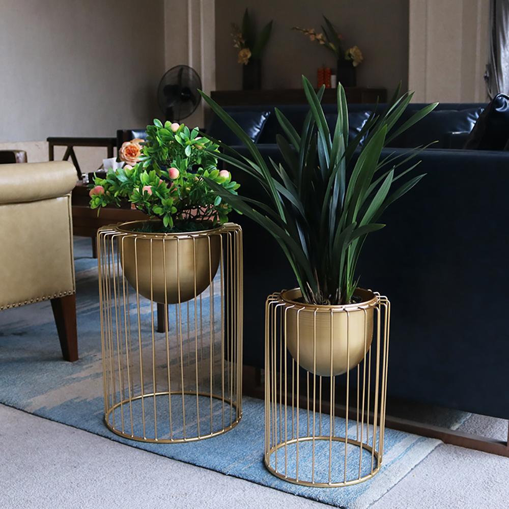 Flower Stand Gold Plant Stand for Indoors Modern Flower Stand in Large