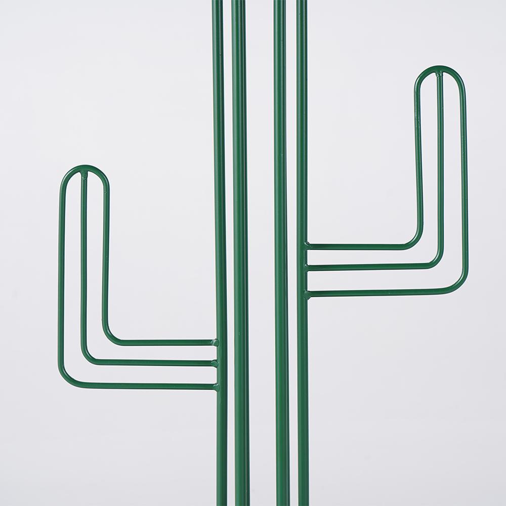 70.9" Clothing Rack Bedroom Entryway Coat Rack Freestanding Cactus Hall Tree in Green