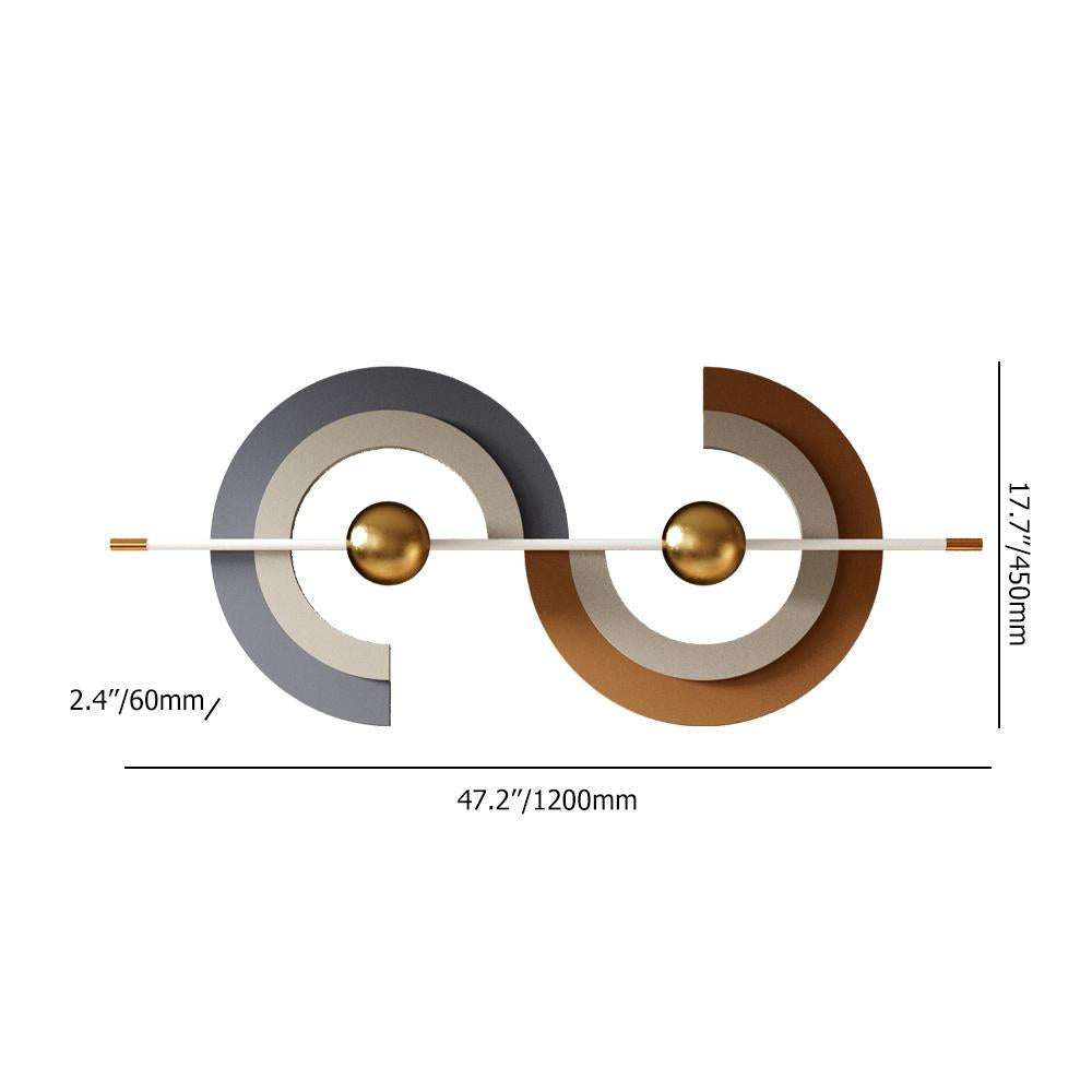 Modern Unique Metal Wall Decor Abstract Creative Wall Art