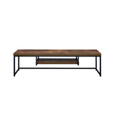 Industrial Bob TV Stand in Weathered Oak & Black-TV Stand