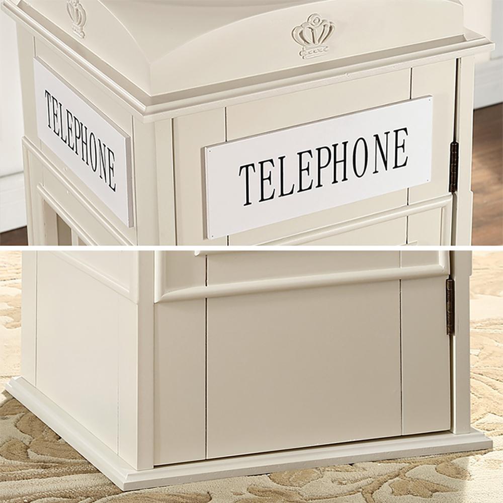Phone Booth-Shaped Retro Kid's Bookcase England Style