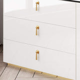 Modern White Rectangular TV Stand with Drawers & Doors for TVs Up To 70"-Richsoul-Furniture,Living Room Furniture,TV Stands