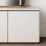 Modern White Rectangular TV Stand with Drawers & Doors for TVs Up To 70"-Richsoul-Furniture,Living Room Furniture,TV Stands