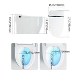 One-Piece Elongated Smart Toilet Floor Mounted Automatic Toilet Self-Clean