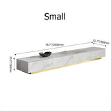Italian White TV stand Minimalist Stone 4-Drawer Media Console in Large-Richsoul-Furniture,Living Room Furniture,TV Stands