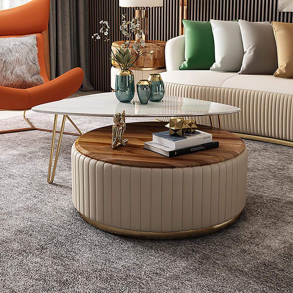 Modern Extendable Nesting Tables Coffee Table Set of 2-Richsoul-Coffee Tables,Furniture,Living Room Furniture
