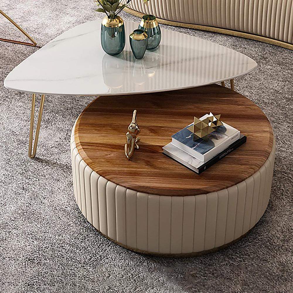 Modern Extendable Nesting Tables Coffee Table Set of 2-Richsoul-Coffee Tables,Furniture,Living Room Furniture