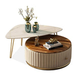 Modern Extendable Nesting Tables Coffee Table Set of 2-Richsoul-Coffee Tables,Furniture,Living Room Furniture