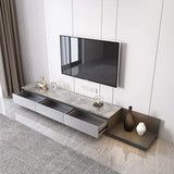Modern Extendable Stone Top TV Stand with 3 Drawers-Richsoul-Furniture,Living Room Furniture,TV Stands