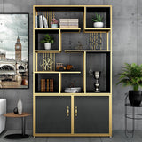 Contemporary Stand Standard Bookshelf with Doors