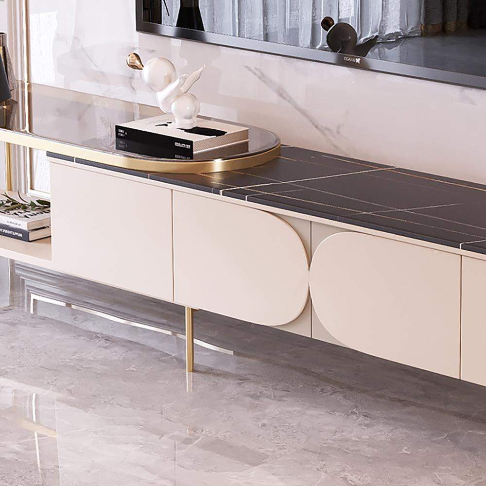 3 Pieces Nesting Coffee Tables & TV Stand Set with Drawers-Richsoul-Furniture,Living Room Furniture,Living Room Sets
