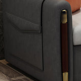 77" Contemporary Full Sleeper Sofa Bed Convertible Sofa with Storage