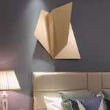Irregular 3D Abstract Golden Wall Hanging Home Metal Wall Decoration