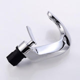 Modern Creative Bathroom Sink Faucet Single Handle One-Hole Sink Faucet Brass
