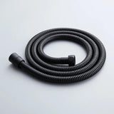 Wall Mounted Waterfall Rain Shower System with 3 Body Sprays in Matte Black