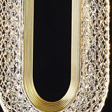 Gold Ring Pendant Light 1-Light LED Lighting with Adjustable Cable