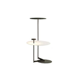 Modern Floor Lamp with Shelf Novelty Design Black Standing Lamp Foot Switch