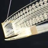 Modern Minimalist Ring Acrylic Pendant Light with Adjustable Cables