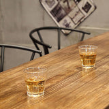 Industrial Natural 71" 7 Piece Bar Table Set with Shelf