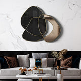 Abstract 3D Metal Wall Decor Modern Irregular Home Art