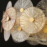 Modern Oval LED Glass Kitchen Island Light with Adjustable Hanging Rods