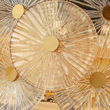 Modern Oval LED Glass Kitchen Island Light with Adjustable Hanging Rods