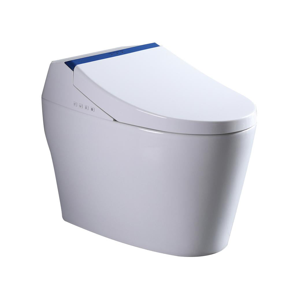 One-Piece Elongated Smart Toilet Floor Mounted Automatic Toilet Self-Clean