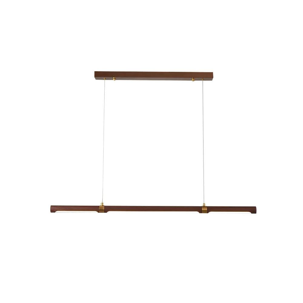1-Light Kitchen Island Light Modern Linear LED Pendant Light