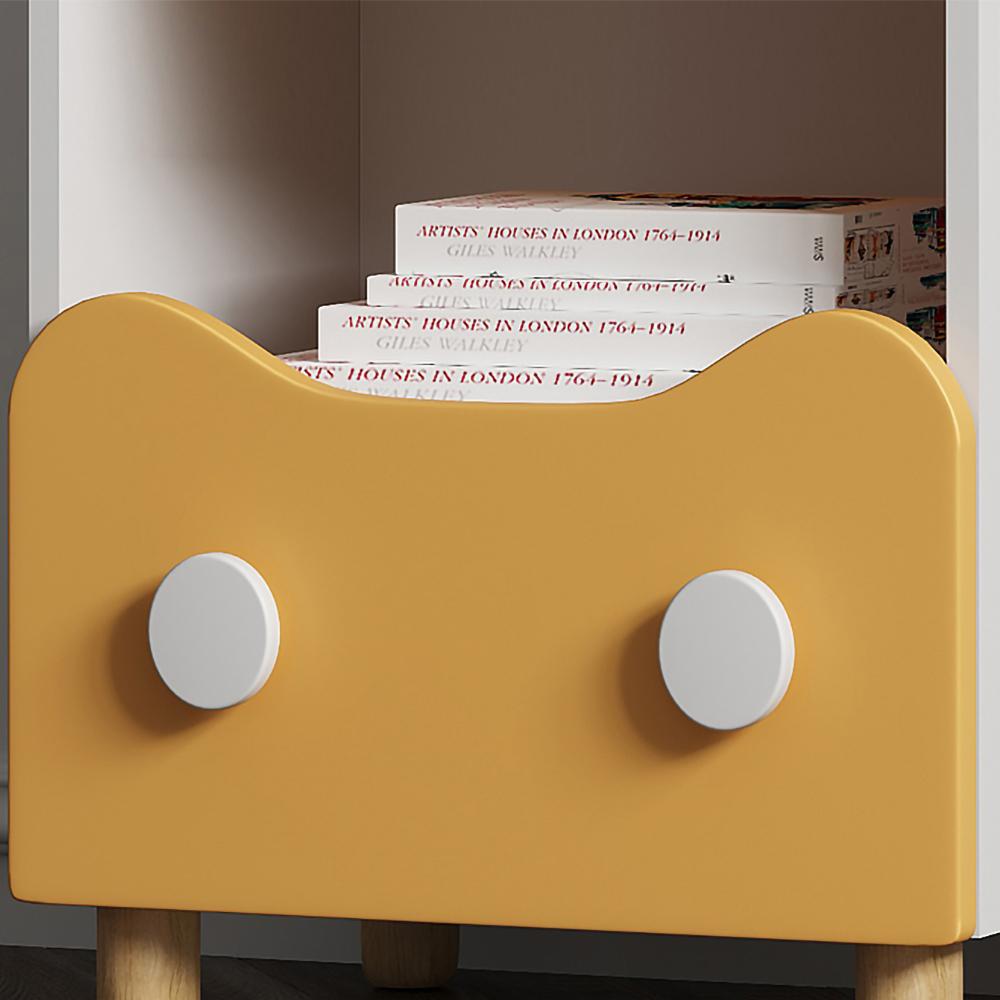 Modern Nightstand Kid Nightstand Creative nightstand with Drawer Wood Nightstand