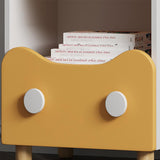 Modern Nightstand Kid Nightstand Creative nightstand with Drawer Wood Nightstand