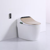 Modern Smart One-Piece 1.27 GPF Floor Mounted Elongated Toilet and Bidet with Seat