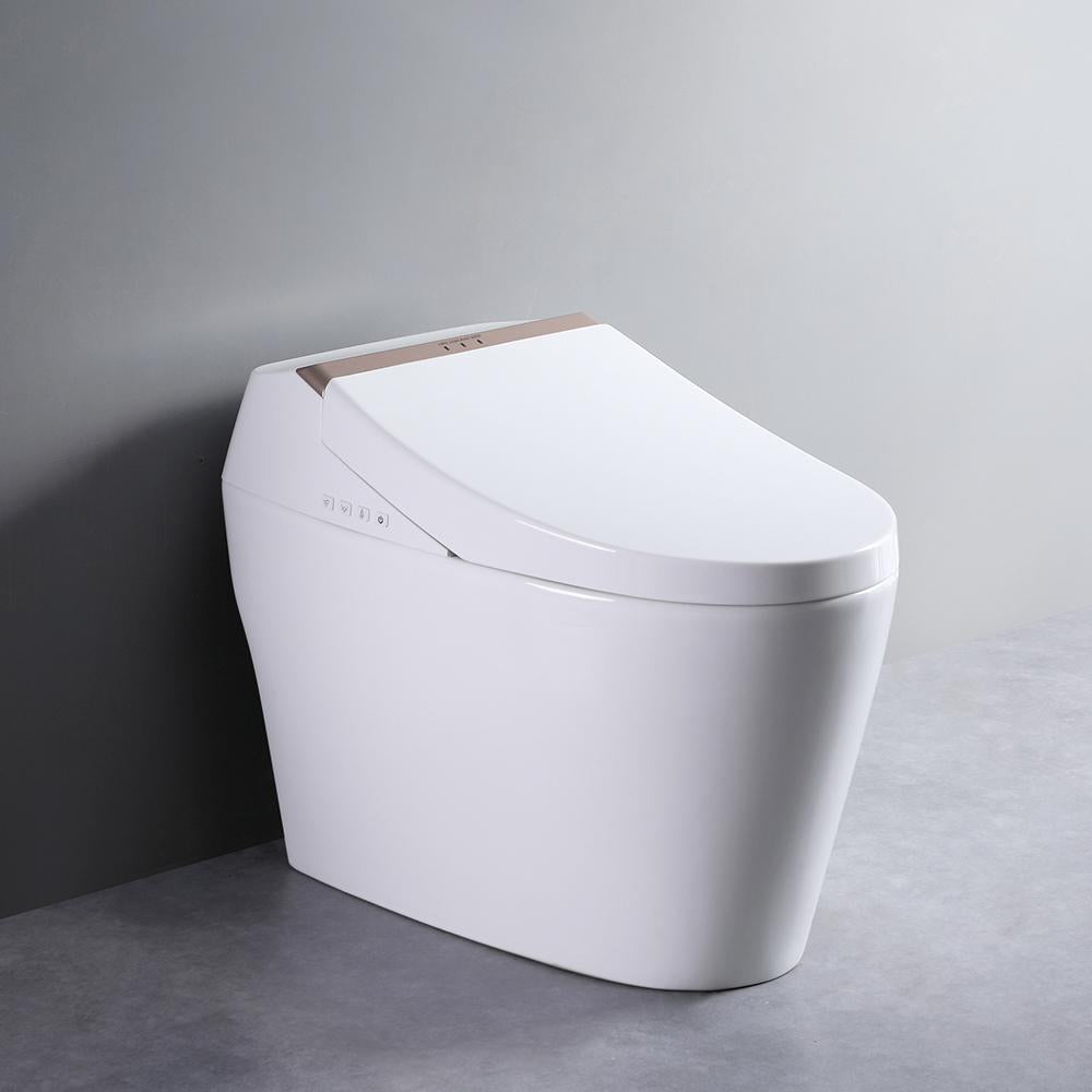 One-Piece Elongated Smart Toilet Floor Mounted Automatic Toilet Self-Clean