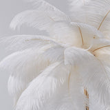 Pink Feather Gold Floor Lamp Unique Tree Standing Lamp