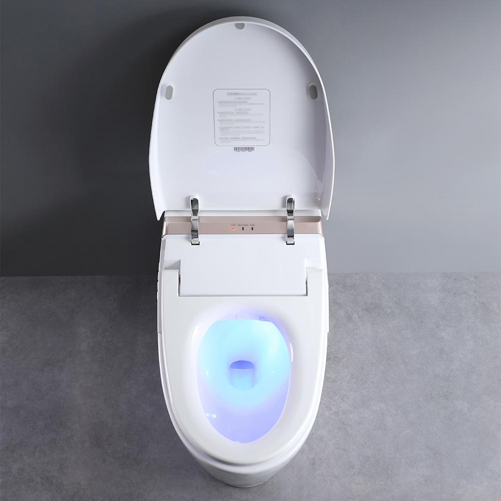 One-Piece Elongated Smart Toilet Floor Mounted Automatic Toilet Self-Clean