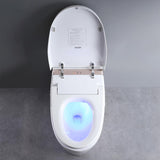 One-Piece Elongated Smart Toilet Floor Mounted Automatic Toilet Self-Clean
