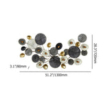 Elegant 3D Metal Wall Decor Creative Plants Home Hanging Art