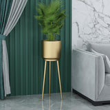 Nordic Metal Tripod Plant Stand Removable Planter Pot Set of 2