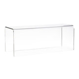 42.1" Modern Minimalist Acrylic Clear  Backless Entryway Bench