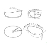 Bathroom Stone Resin Oval Vessel Sink Modern Art Sink Glossy White with Pop Up Drain