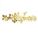 Geometric Gold Iron Wall Art for Modern Home Decor