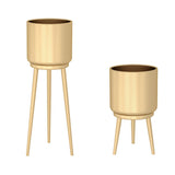 Nordic Metal Tripod Plant Stand Removable Planter Pot Set of 2