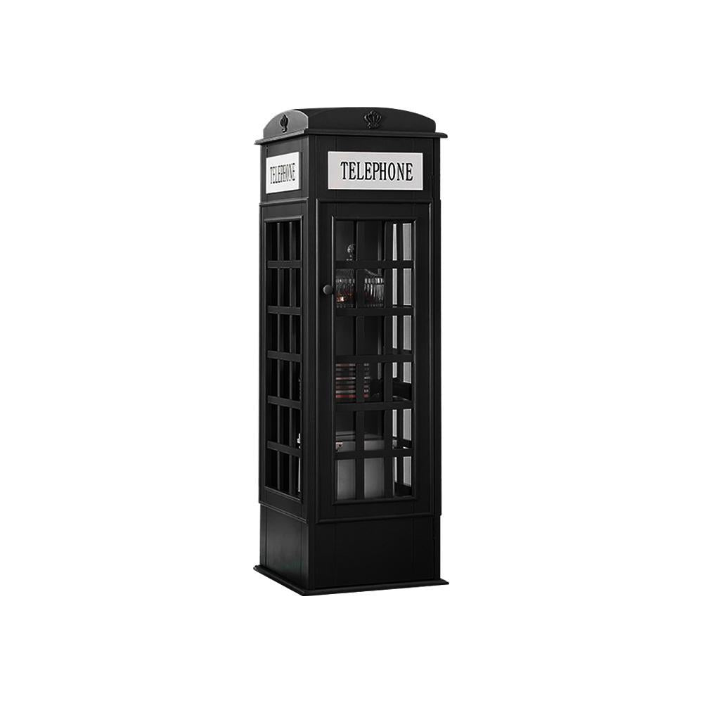 Phone Booth-Shaped Retro Kid's Bookcase England Style