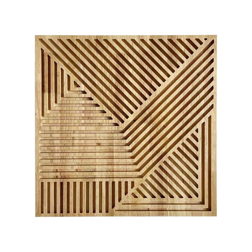 Farmhouse Wood Wall Decor Geometric Home Wall Accent
