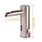 Waterfall Spout Touchless Electronic Automatic Sensor Hot & Cold Bathroom Sink Faucet