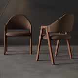 Gray Linen Upholstered Dining Chair Side Chair (Set of 2)