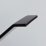 Moda Matte Black Waterfall Widespread Bathroom Sink Faucet Square Double Handle