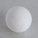 Modern 1-Light 3D Moon Table Lamp Semi-Ring Bracket