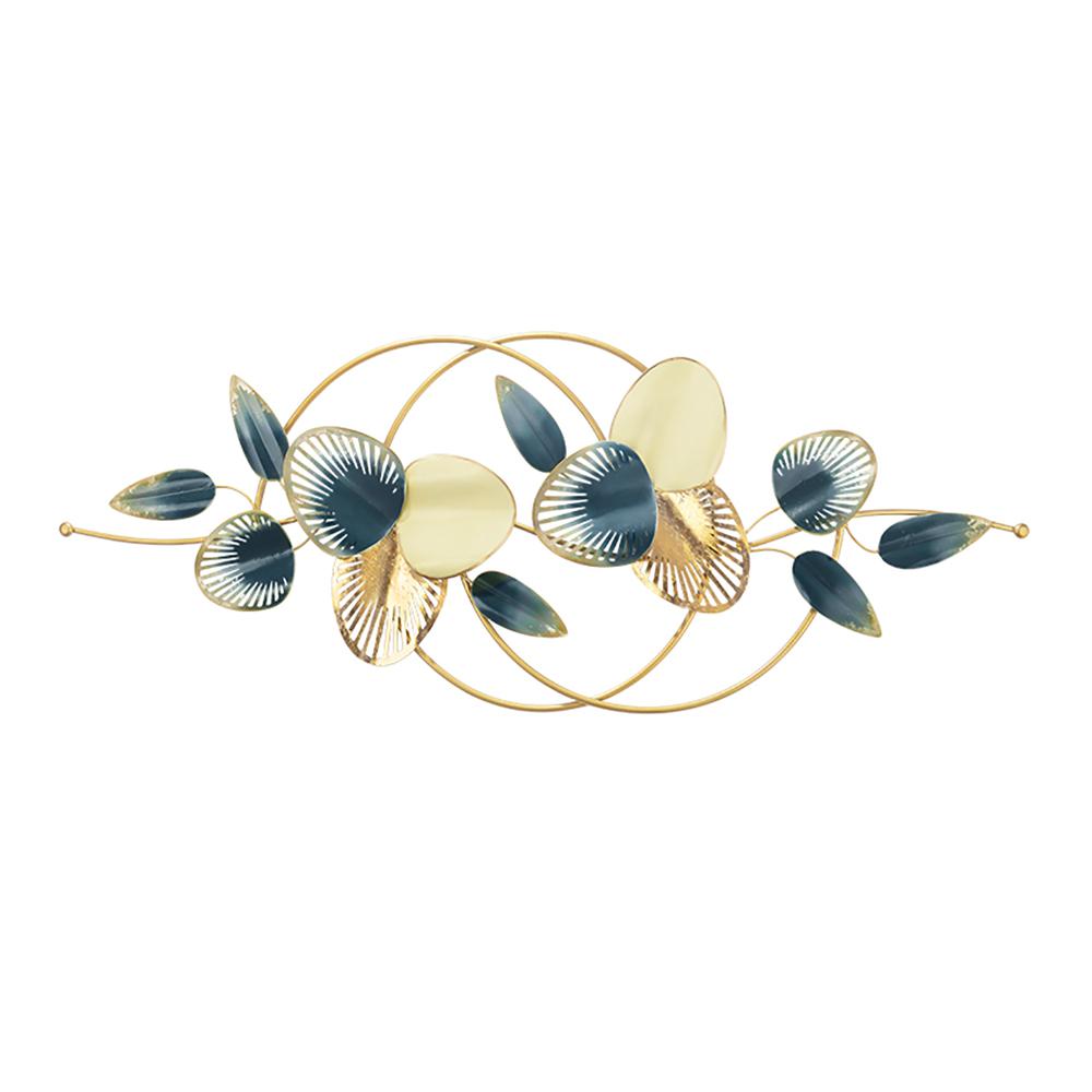 Modern Minimalist 3D Hollow-out Metal Leaves Classic Fashion Wall Decor
