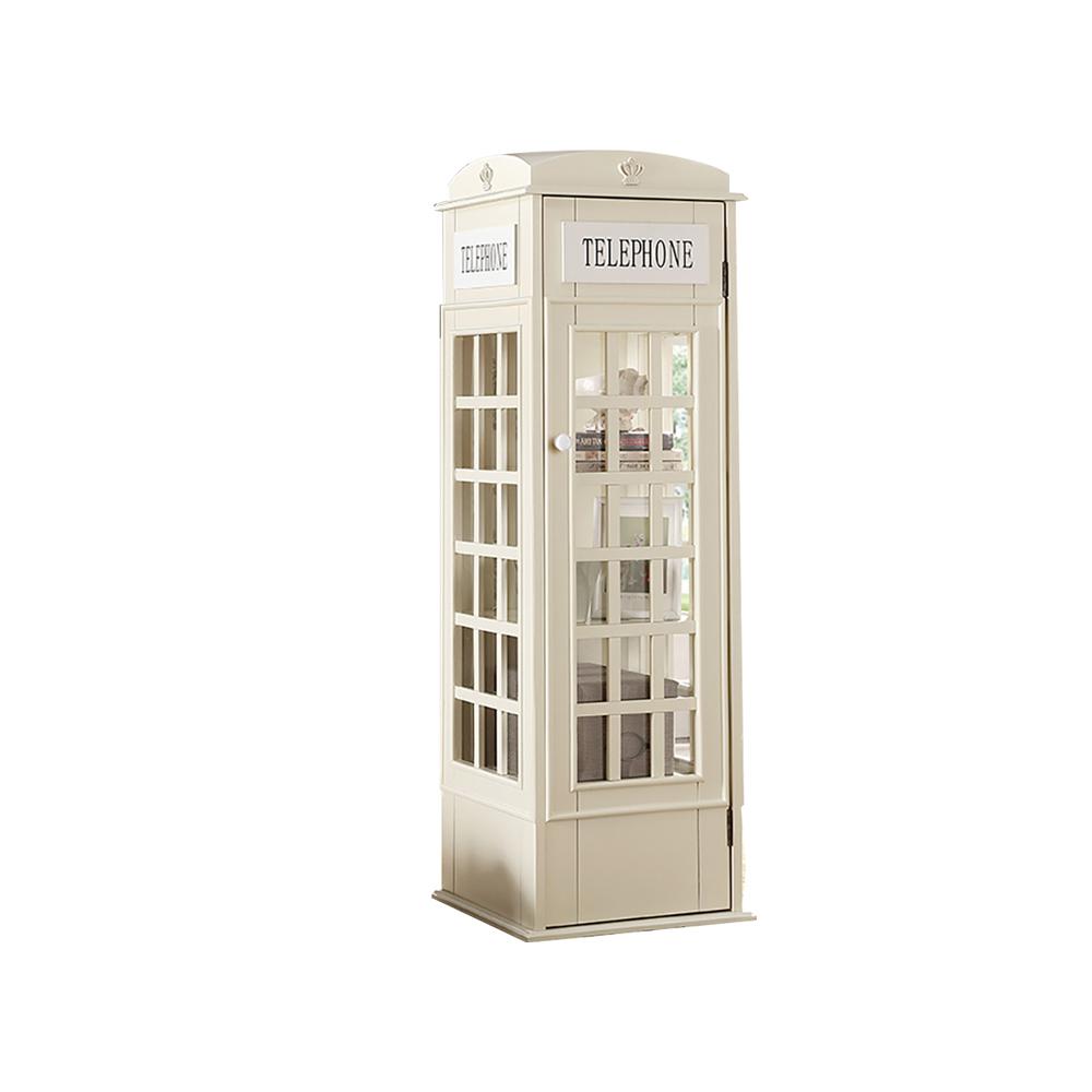 Phone Booth-Shaped Retro Kid's Bookcase England Style